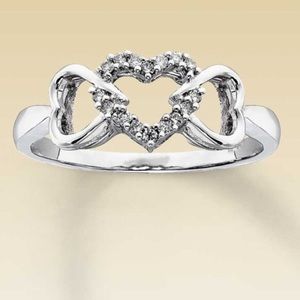 10k White Gold Kay Jewelers Promise Ring